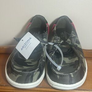 Arizona Jean Co Camouflage Camo Memory Foam Womens 7 Flipa Slip On Shoes 7M